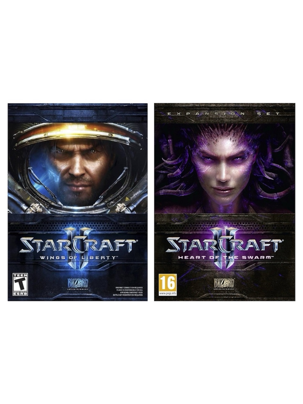 STARCRAFT 2 + EXPANSION PACK PC GAME - PRE-OWNED